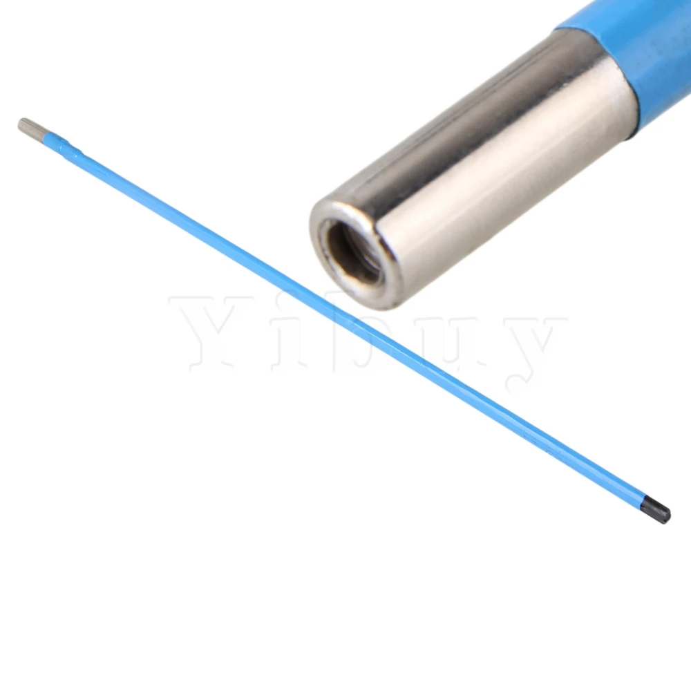 Yibuy Blue 9 x 460mm Guitar Truss Rod Steel Two Way Adjustment Guitar Neck Rod