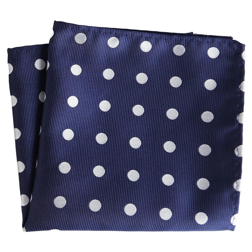 Tailor Smith Luxury Men\'s Handkerchief Floral Polka Dot Woven Hankies Microfiber Hanky Business Pocket Square Chest Towel 25cm