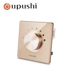 Oupushi 100W in wall speaker volume control with impedance match wall mounted speaker volume control knob on wall speaker switch