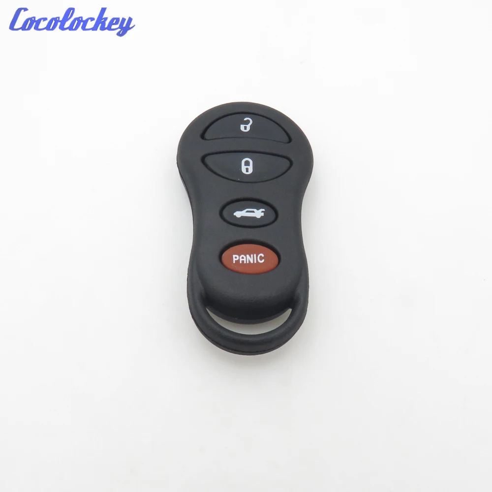 

Cocolockey Replacement Car Key Shell blank for Jeep Chrysler Dodge 3 Button Remote Key FOB Case