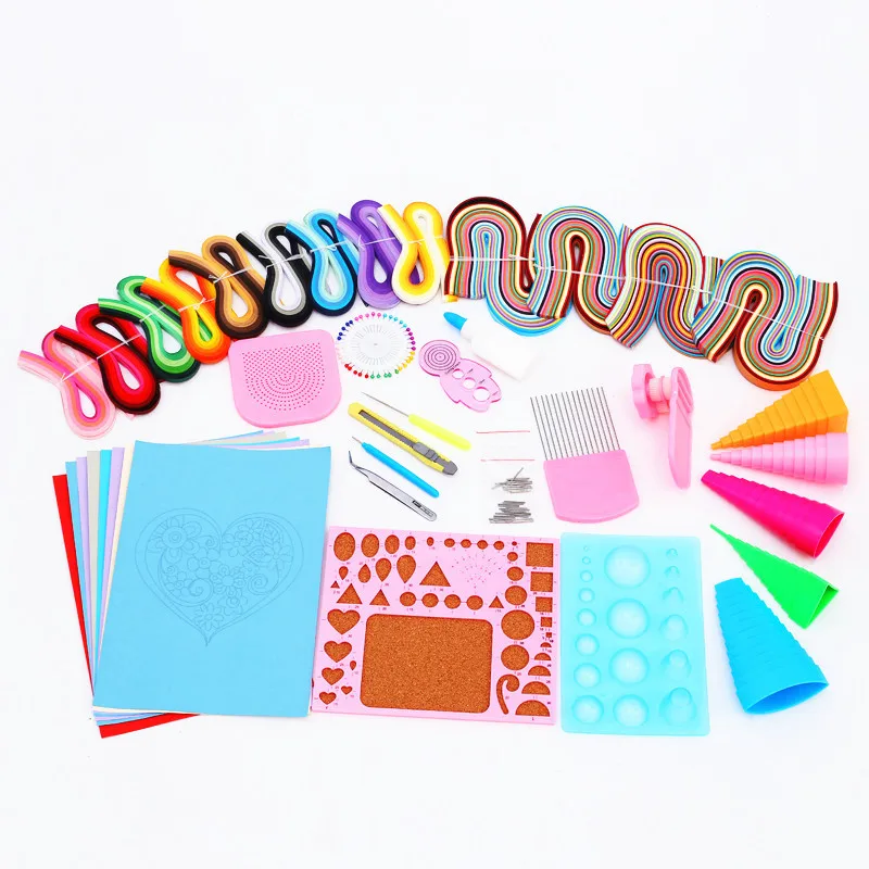 DIY craft paper  paper Quilling tool set beginner based paper quilling origami materials tool