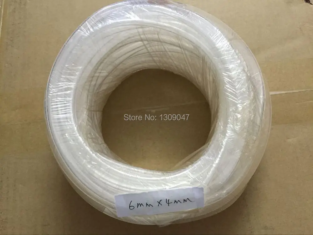 Free shipping 30meters 6mm*4mm printer tube printer ink tube solvent ink tube for solvent printer