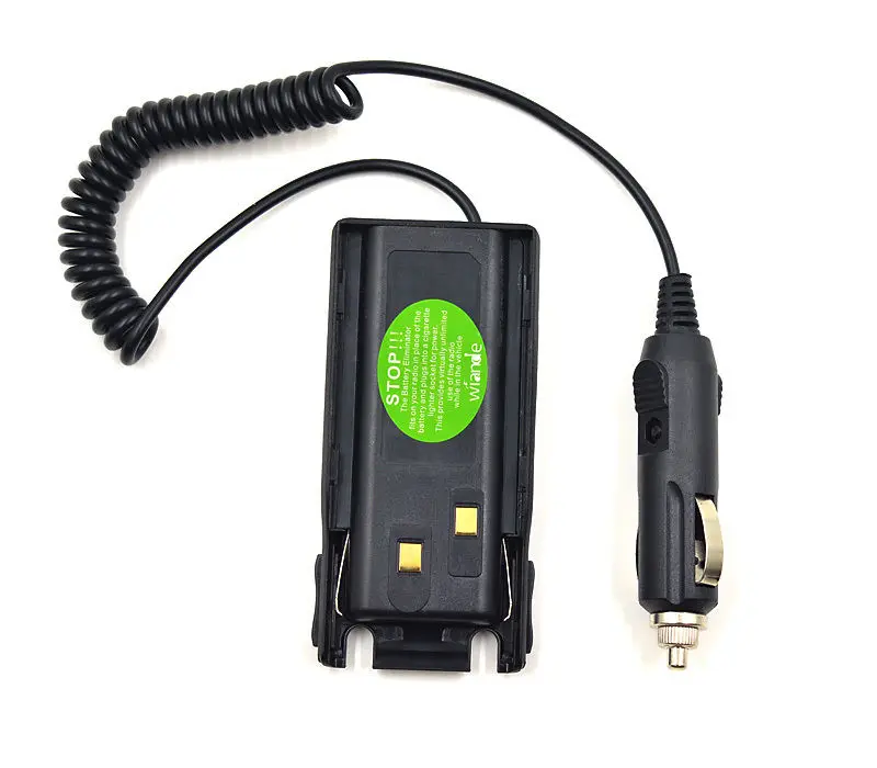 10PCSCar Charger Radio Battery Eliminator for BAOFENG UV89 UV-82 L Two Way radio New