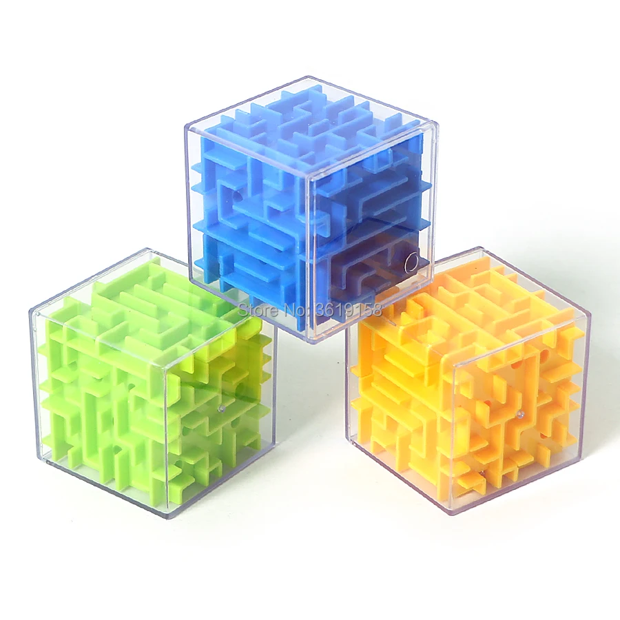 Puzzles & Games Cube Run 3D Intellect Puzzle Ball Maze Game for Children Educational Learning Toy