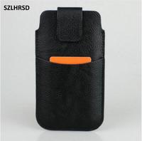 for HomTom S99 Case Universal Leather Pouch Blackview A20 Cover Outdoor Sport Waist Wallet Bag Protective Cover for Doogee BL900