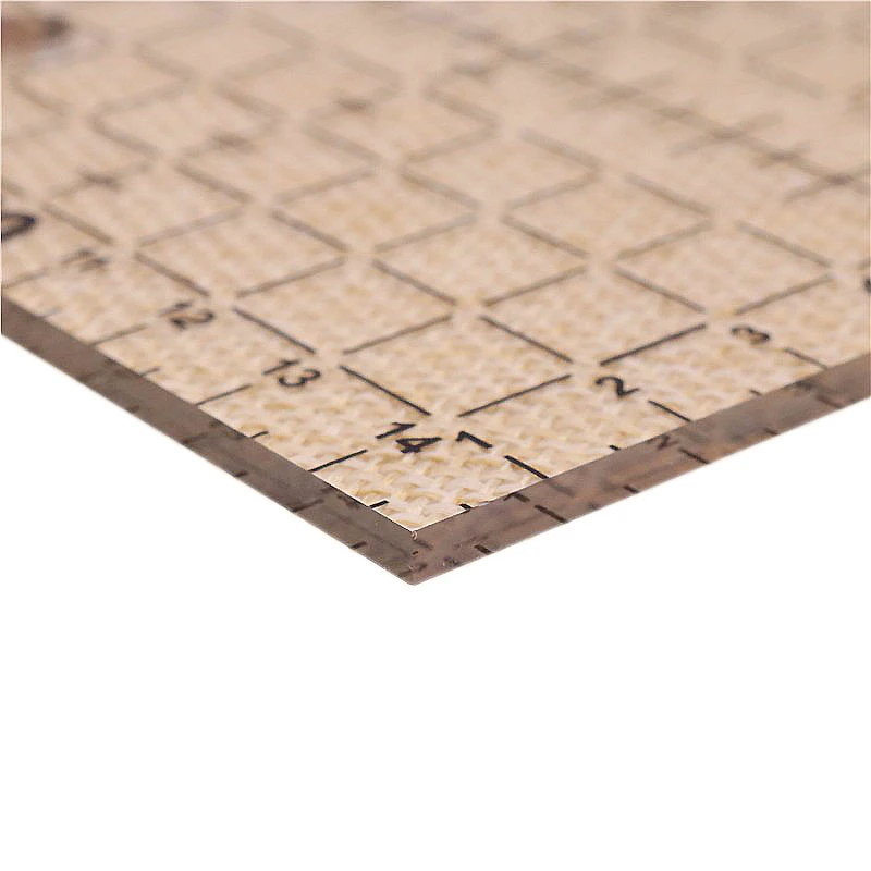 Patchwork Ruler Office Stationery School Supplies 15x30x0.2cm Acrylic Material Patchwork Ruler High-grade Sewing Tools