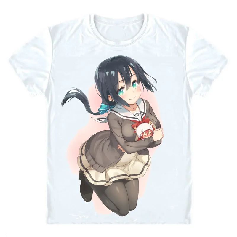 Yuki Yuna is a Hero T-Shirts Multi-style Short Sleeve Shirts Yuuki Yuuna Yuki Yuna wa Yusha de Aru Yuna Yuki Cosplay Shirt image 6