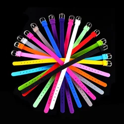 Cute Girls Silicone Wristband Bracelets Women DIY Rubber Watchband For Jewelry Making Accessories Wedding Party Gift