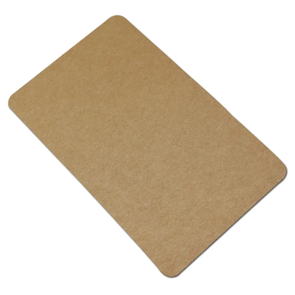 100Pcs/ Lot Thick Kraft Paper DIY Scrapbooking Stationery Blank Card Postcard Birthday Gift Greeting Craft Paper Cards Bookmarks