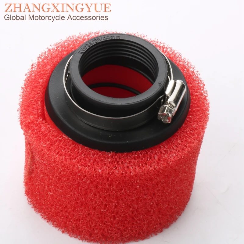 38mm 39mm 40mm Performance Air Filter for MALAGUTI F15 Firefox 50 NKD XSM XTM 50 Yesterday 50cc