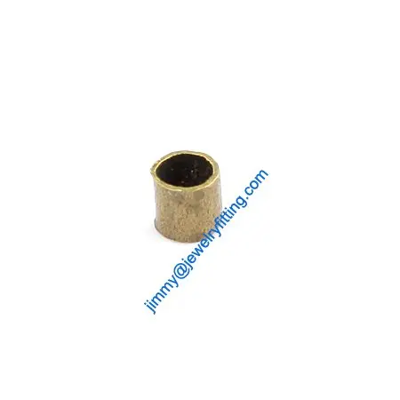 Brass Tube Conntctors Tubes jewelry findings 1.5*2mm ship free 50000pcs spacer beads