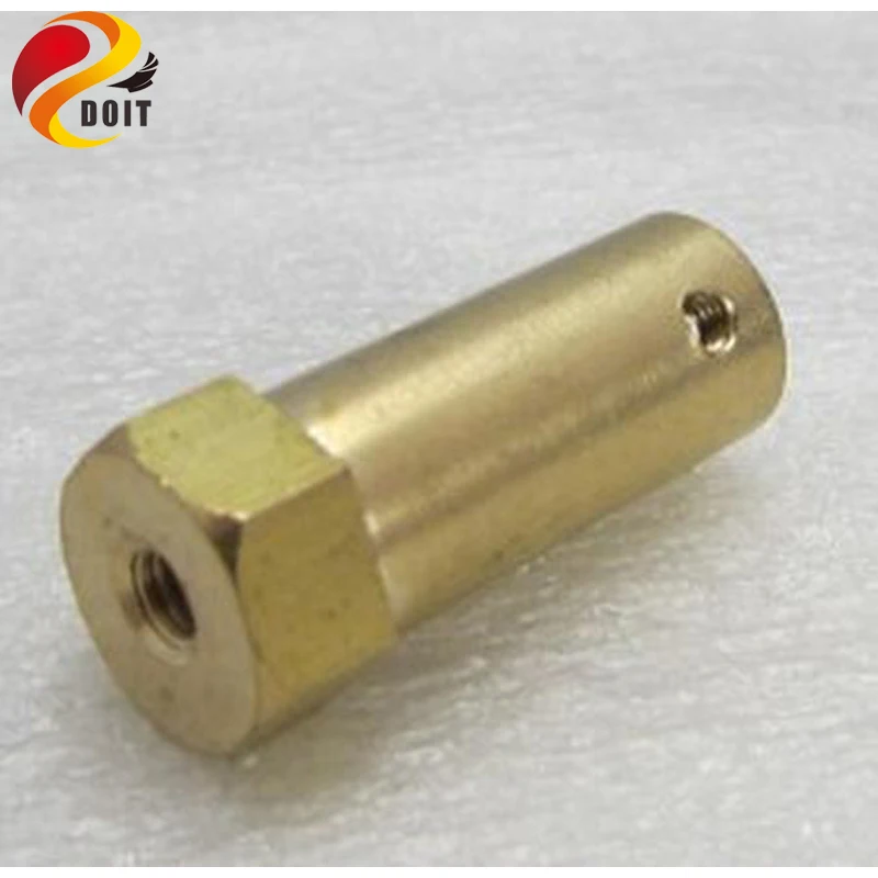 Acoplamiento hexagonal de 2 piezas/acoplador/Conector hexagonal, producto de cobre/longitud 30mm, 6mm,5mm,4mm,3mm/rueda, pieza de Motor para coche inteligente, Robot
