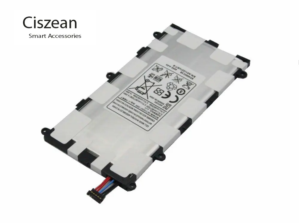 Ciszean 1x 4000mAh SP4960C3B Replacement Battery For Samsung galaxy Tab Tablet 2 7.0 P6200 P3100 P3110 P3113 GT-P3110 GT-P3113