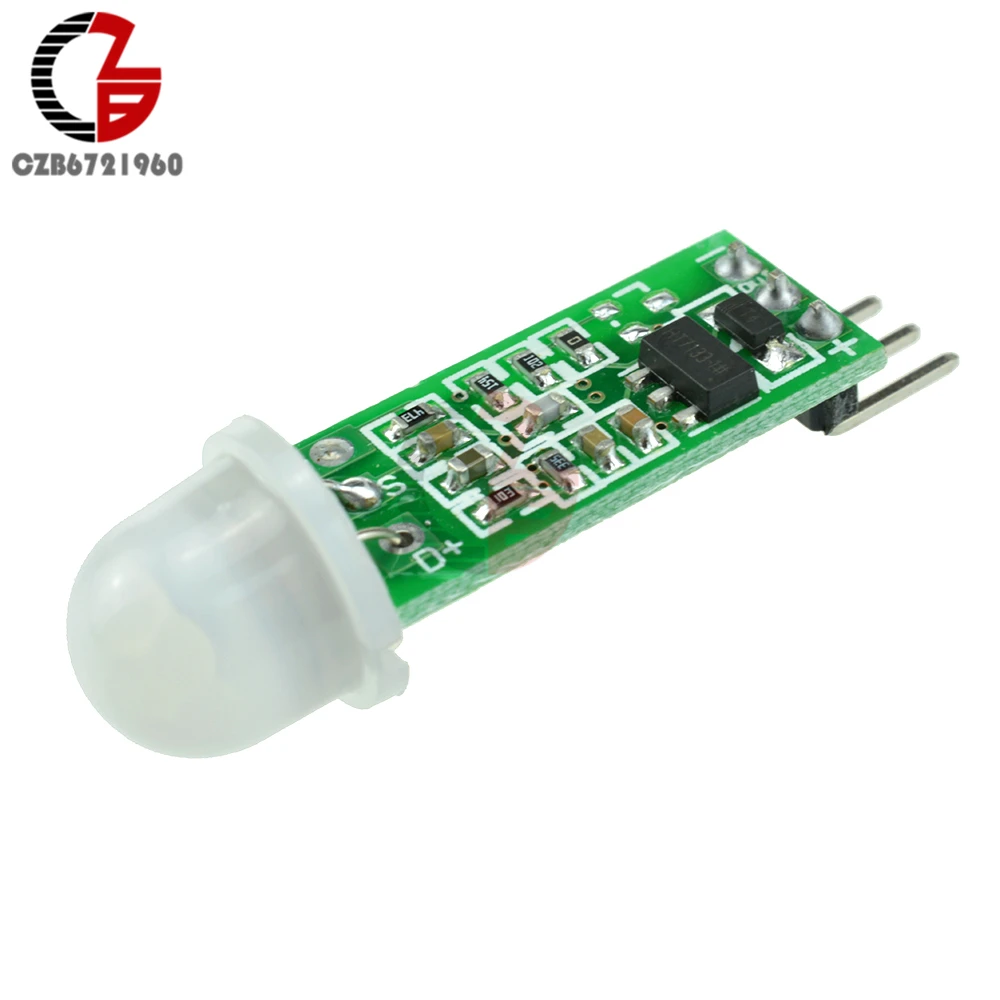 5V 12V Mini Infrared PIR Motion Sensor Switch Module IR Human Induction Detector Detection Light Sensor Switch Board for Arduino