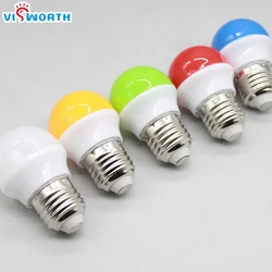 E27 LED Bulbs 3W Energy Saving Bulb E27 base Led Colorful Home Lighting ac110v 220v 230v  for Home Christmas Decoration Lighting