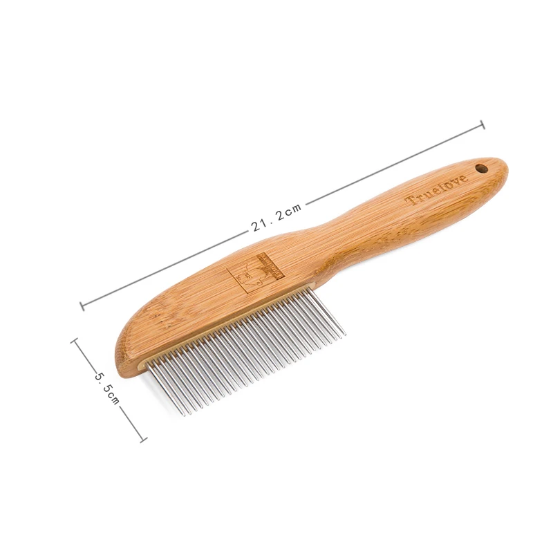 Truelove 31 Steel Needles Pet Comb Ergonomic Handle Mmassage Fur Open the Knot Cat and Dog Groomer Competition Vacation TLK22131