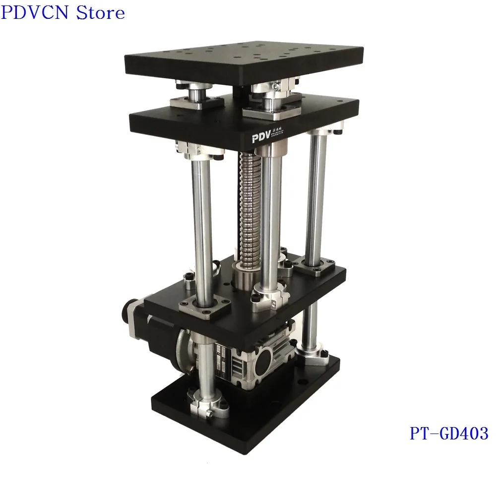 PT-GD403Motorized Lab Jack, Elektrische Lifting Platform, Lift, Optische Sliding Lift, 100mm Reizen linear slide as