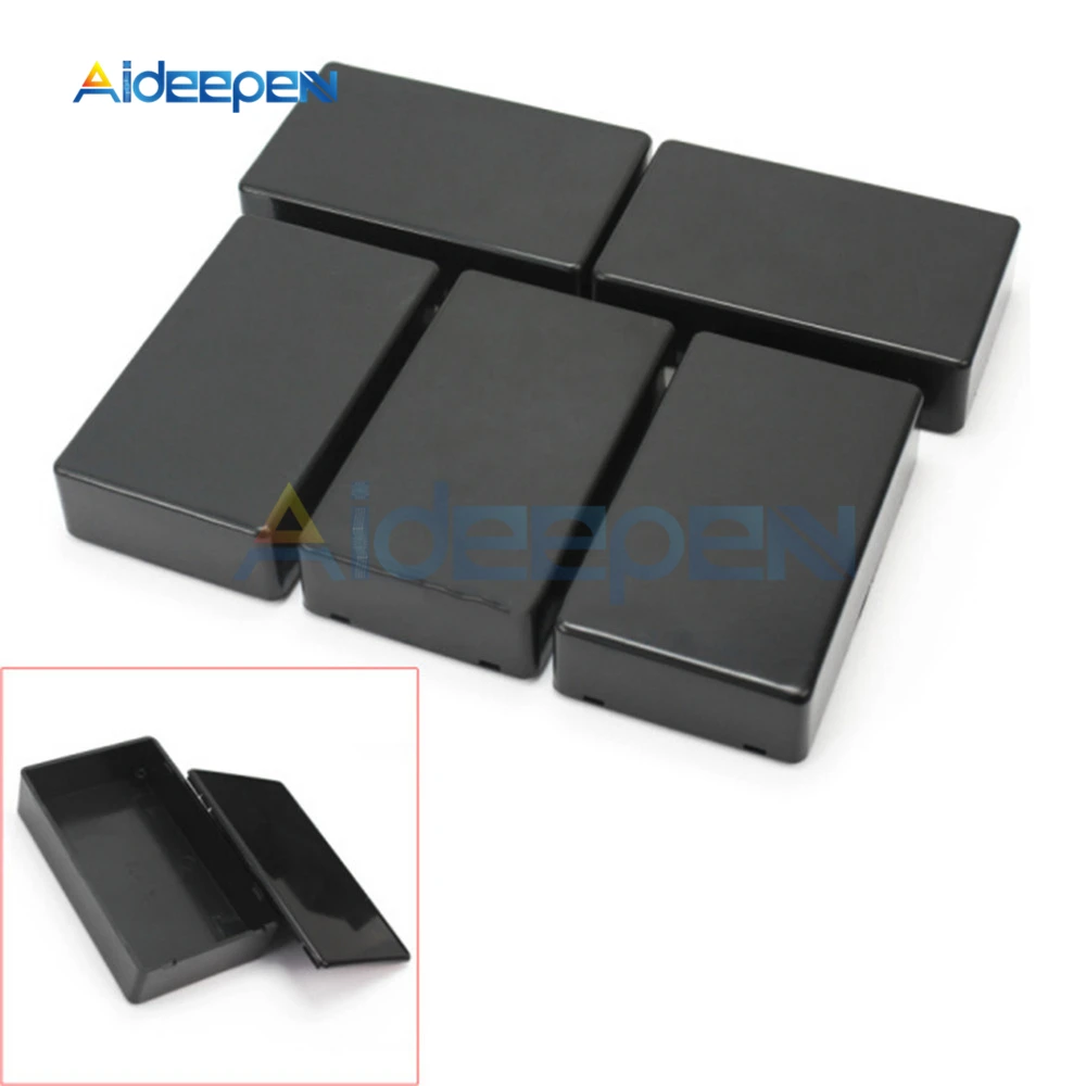 

5Pcs Plastic Electronic Project Box Shell Case Enclosure Instrument Case 100x60x25mm 10x6x2.5CM