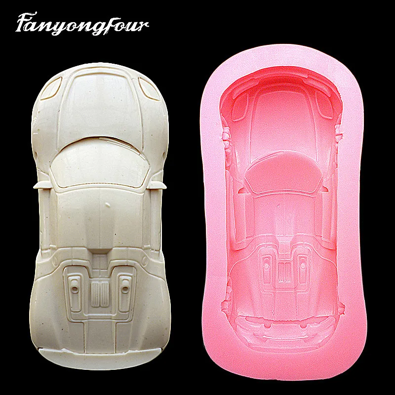 Silicone mold 3D anti real sports car resin gypsum candle concrete crystal drop glue mold DIY handmade handicraft