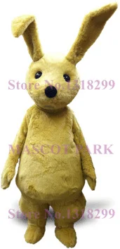 mascot yellow Rabbit Mascot Adult Costume for Sale Wild Hare Bunny Theme Anime Cosplay Costumes Fancy Dress