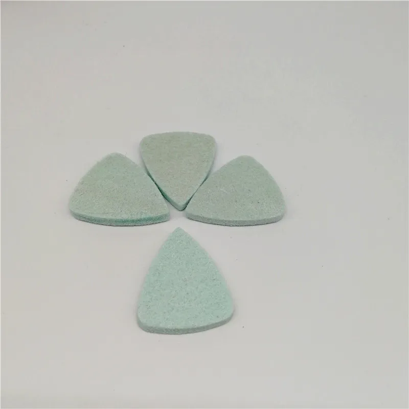 Plain Light Blue Color Felt Guitar Picks, Acoustic Plectrum 351, Standard Shape for Bass, 3mm Thickness