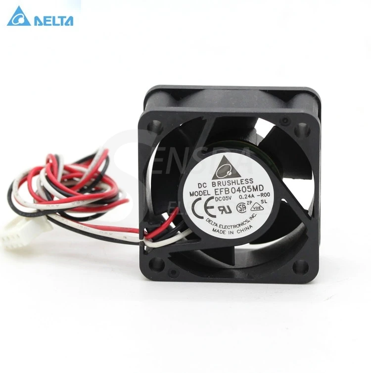 

for delta EFB0405MD -R00 4020 4cm 40mm DC 5V 0.24A 3-pin server inverter speed computer cpu blower axial cooling fans