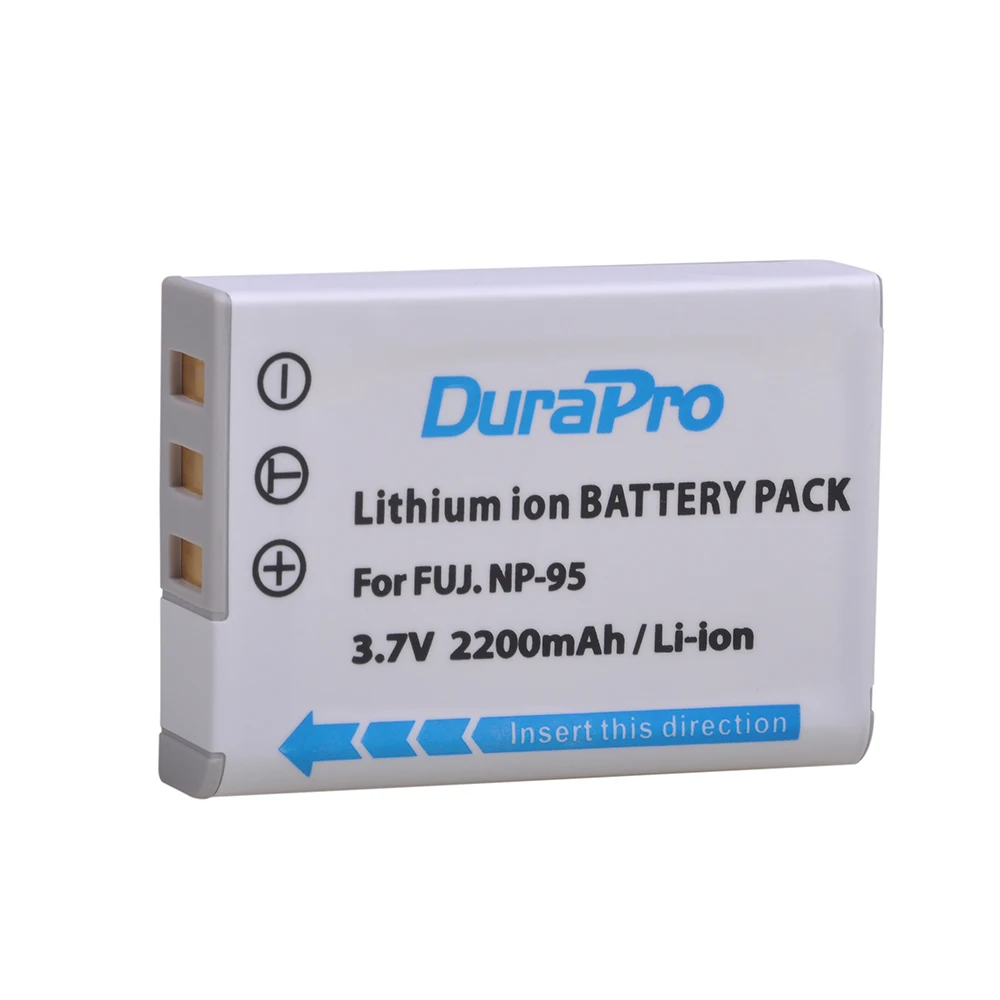 DuraPro 2200mAh NP-95 Bateria NP 95 Battery+LCD USB Charger For FUJIFILM F30 F31 F30fd F31fd 3D W1 X100T X100S X100 X-S1 3DW1