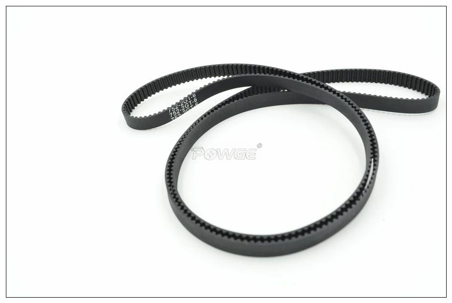 POWGE 700/710/738/750/752/760/782/784 2GT Timing Belt W=6/9mm GT2 Closed-Loop Synchronous Belt 760-2GT 710-2GT 752-2GT