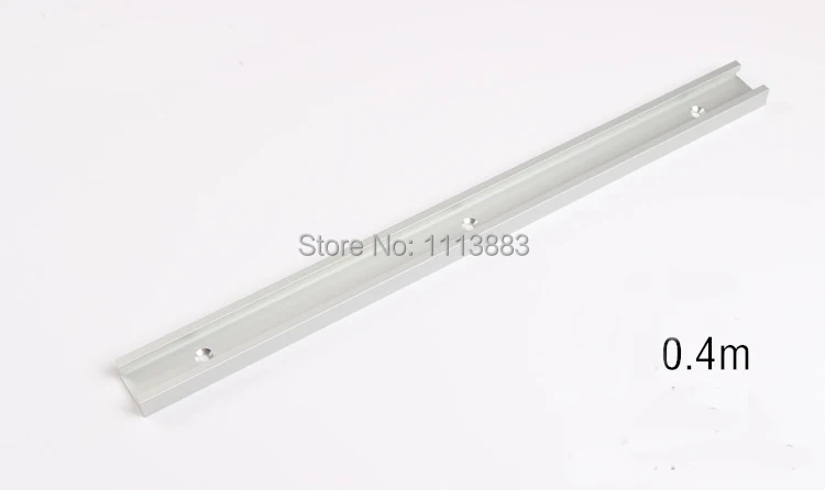 New 400mm(16inch) Standard T-track, Aluminum T track Miter Track, Jig Fixture Slot for Router Table Saw