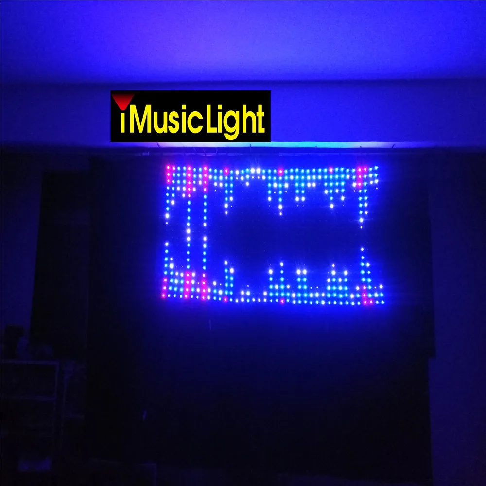 Free Shipping P5 3Mx4M LED Soft Curtain,LED Display Vision Curtain