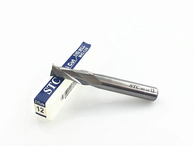 1pcs M42-CO8 Cobalt 12mm End Mill Cutter 2 Flutes CNC Endmill Router Bits Carbide Milling tools