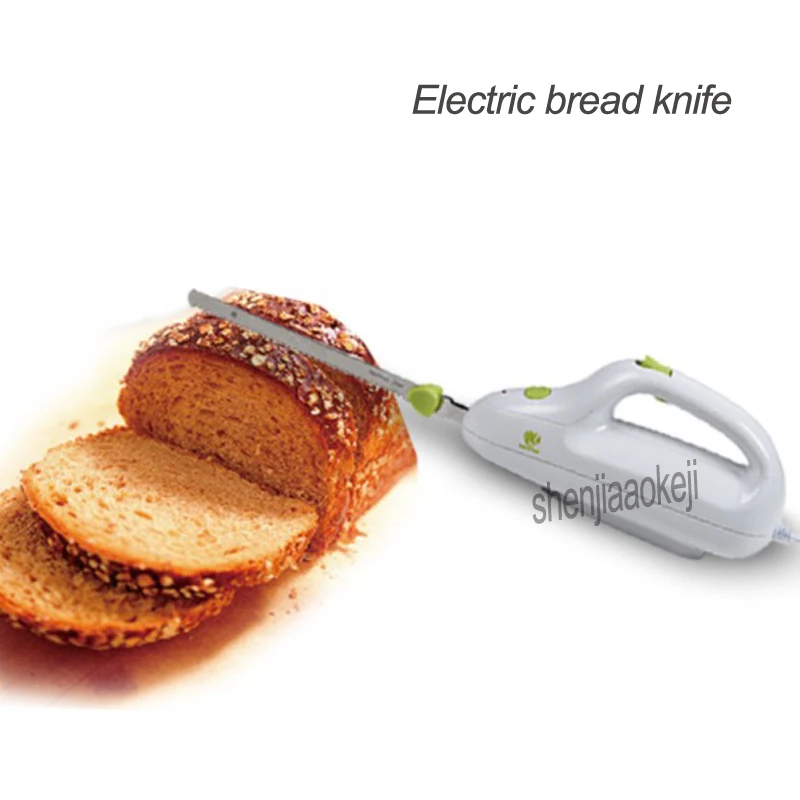 Electric bread knife Stainless steel doubl knife serrated knife frozen meat bread Ham Cutting knifes220v 110w 1pc