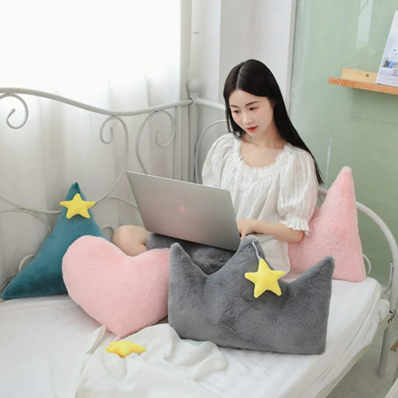 Lovely Sky Series Pillow Crown Moon Star Heart Plush Toys Soft Pillow Sofa Cushion Bed Decoration Lovely Birthday Gift For Girl