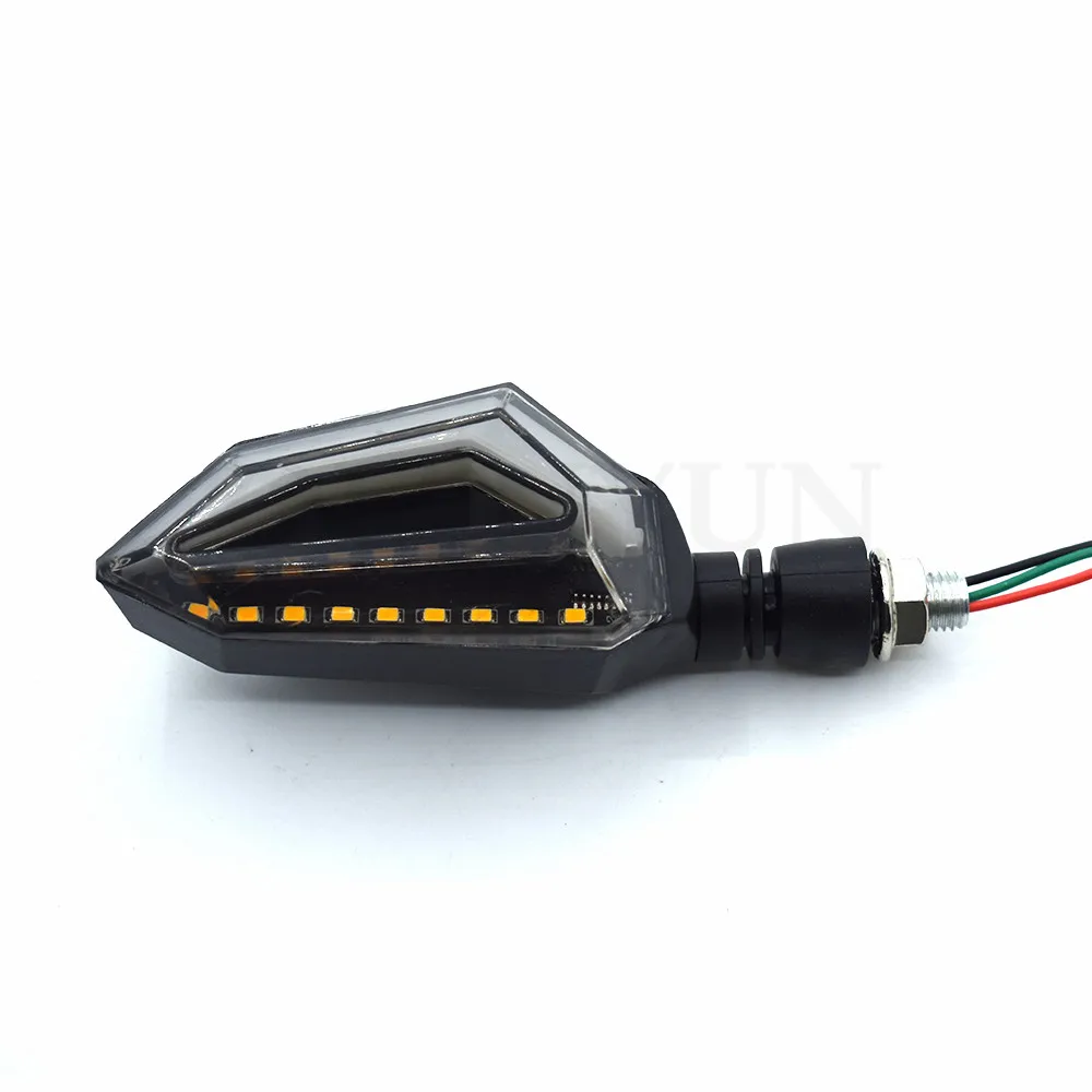 Universal motorcycle turn signal light flowing water LED flash for Suzuki GSXR GSX-R 600 750 1000 K1 K2 K3 K4 K5 K6 K7 K8 K9