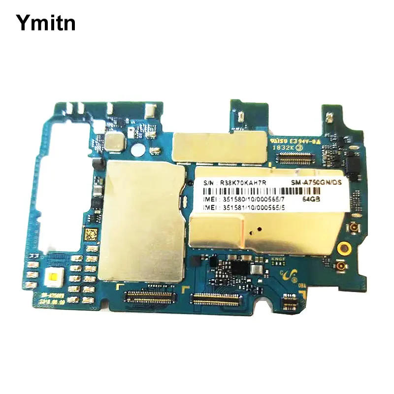 Ymitn Unlocked With Chips Mainboard For SAMSUNG Galaxy A7 2018 A750 A750f A750GN/DS LTE Motherboard Flex cable Logic Boards