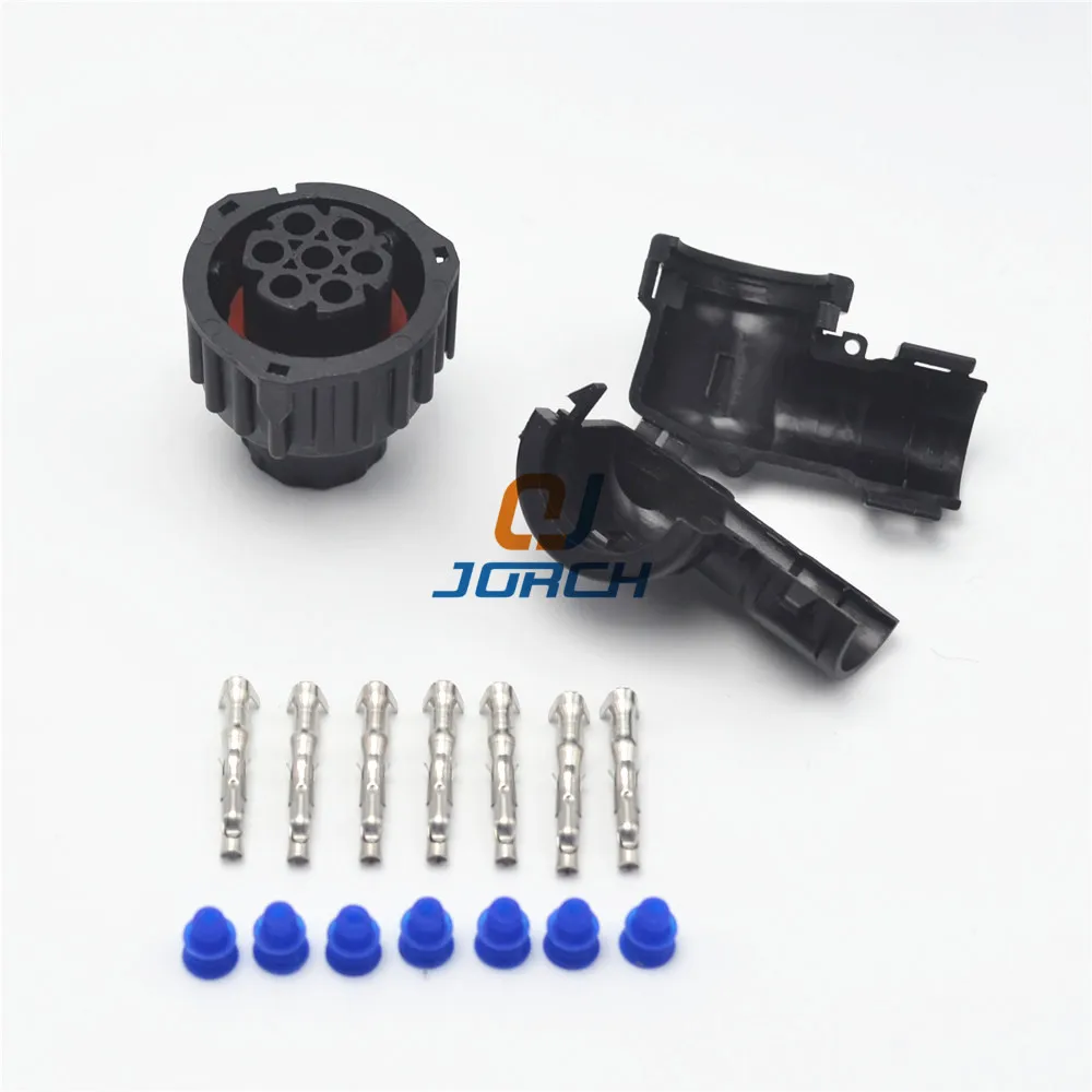 10 sets kits 7 Pin female Auto Sensor connector 967650-1with cable Sheath 965783-1 Waterproof IP67 temp resistance car plug