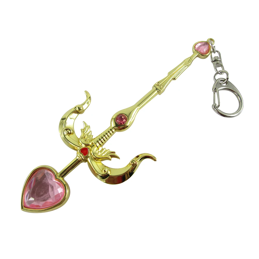 Bsarai Valentine's Day the Night Hunter Heartseeker Shauna Vayne 14cm/5.5'' Crossbow Model Toy Key Chain/Ring