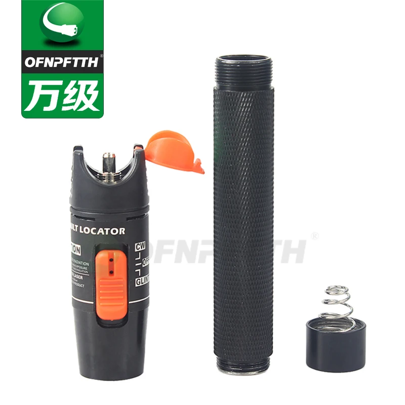 Metal case 10KM-12KM VFL Fiber Optical Cable Test Visual Fault Locator