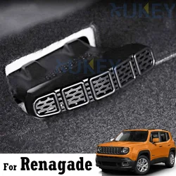 2Pcs For Jeep Renegade 2015-2017 2018 2019 Under Seat Floor AC Heater Air Conditioner Duct Vent Cover Grill Outlet Protective