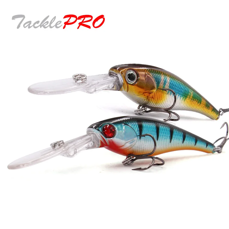 

TacklePRO M05 Floating 1pcs Pike Bait Minnow 7g 62mm All For Fishing Salt Water Lures Equipped Stronger Split Ring For Bass