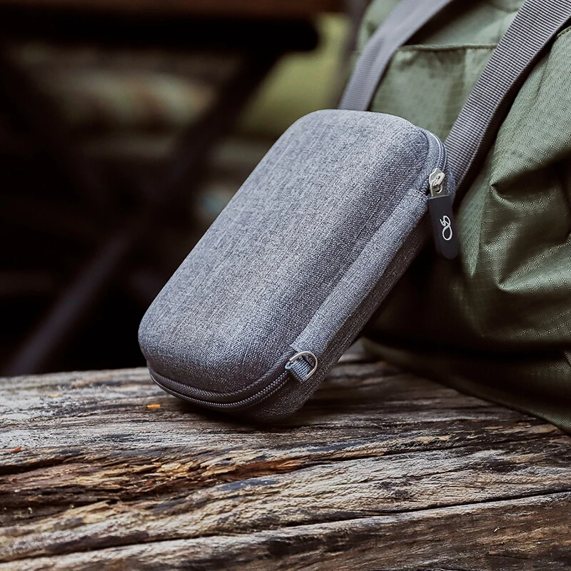 Shanling-ヘッドホン用のc3ファブリック収納ボックス,m0/m1/m5sプレーヤー用の広いスペース,ポータブル圧力ボックス,メッシュバッグ付きジッパー収納バッグ