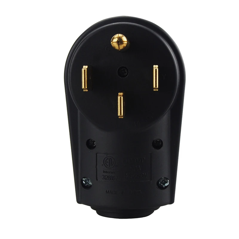 Nema 14-50P To Nema 14-50R  Anti-drop Industrial Groungding Locking Plugre Connector Plug Socket With Handle  Power Cable Cord