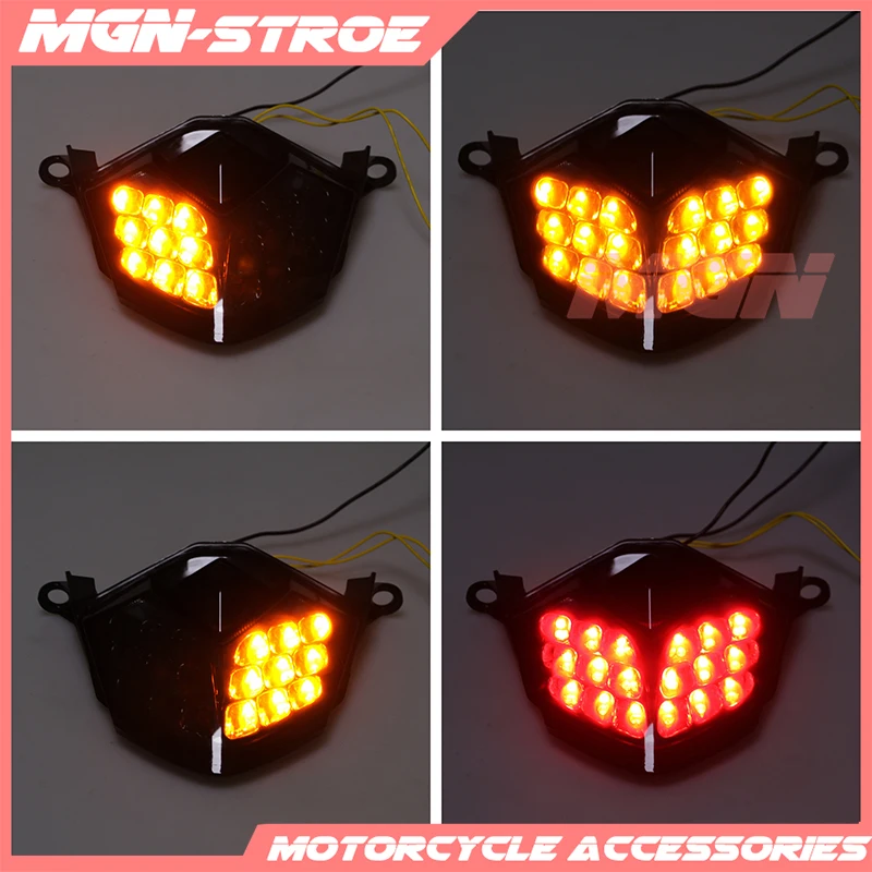 

Motorcycle Rear Turn Signal Tail Stop Light Lamp Integrated For Z1000 Z1000SX 10 11 12 13 Ninja 1000 11-14 Versys 650 10-14