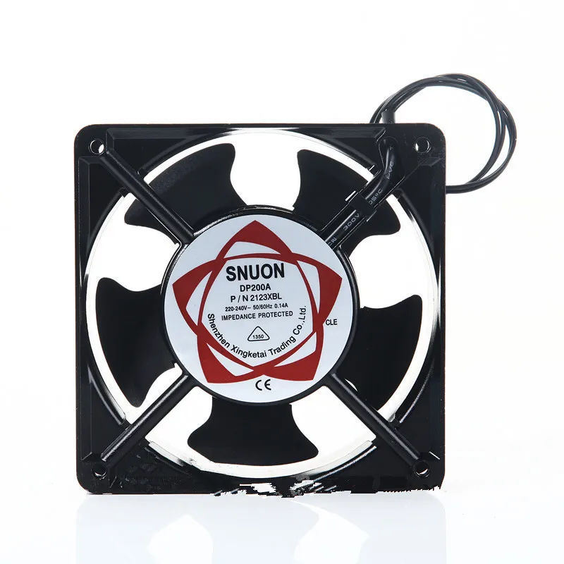 Original 12038 220V DP200A 2123XBL 2PIN Cooling Fan Blower Axial Fan 0.14A