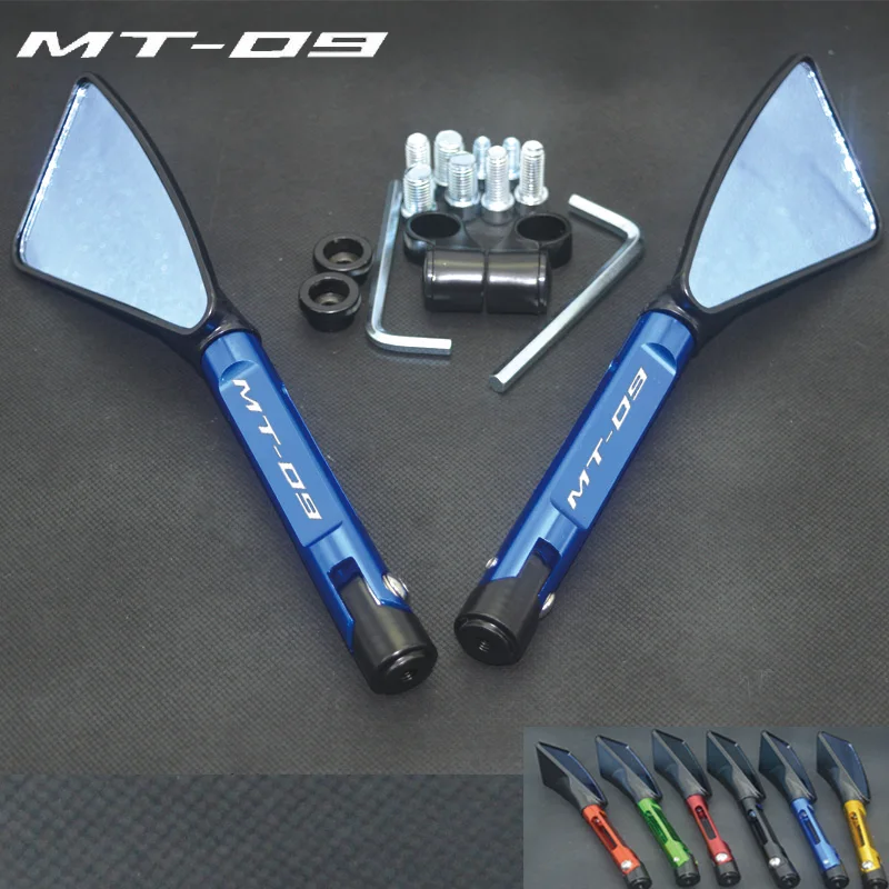 

Universal 8MM 10MM screw Motorcycle mirror CNC side Rearview For Yamaha MT09 MT-09 FJ09 FZ09