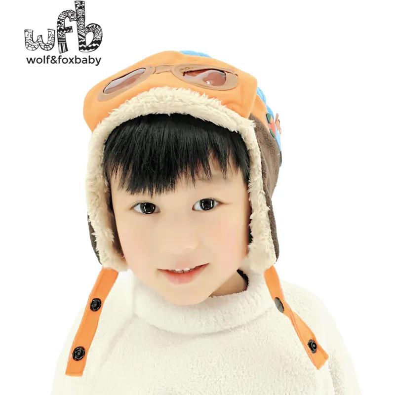 

Retail 6-48 Months soft acrylic fibers bomber hat woolen woollen cap hat baby children infant kids spring autumn fall winter