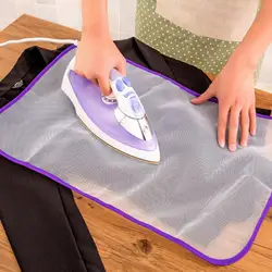 Hot Sale 1PC Protective Press Mesh Ironing Cloth Guard Protect Iron Delicate Garment Clothes Pressing Pad Board Home Accessories