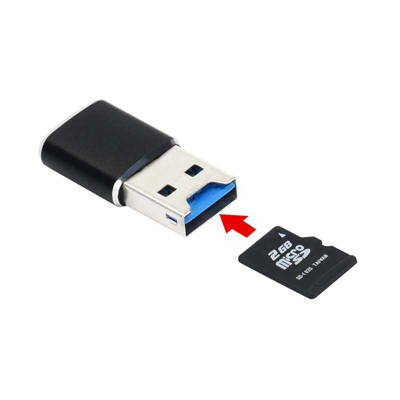 USB Micro SD Card Reader 5Gbps Super Speed USB 3.0 Micro SDXC  TF T-Flash Card Reader Adapter