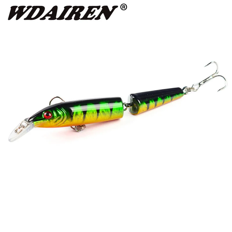 Señuelo Minnow wobbler 2 articulaciones para luciano - imagen 2