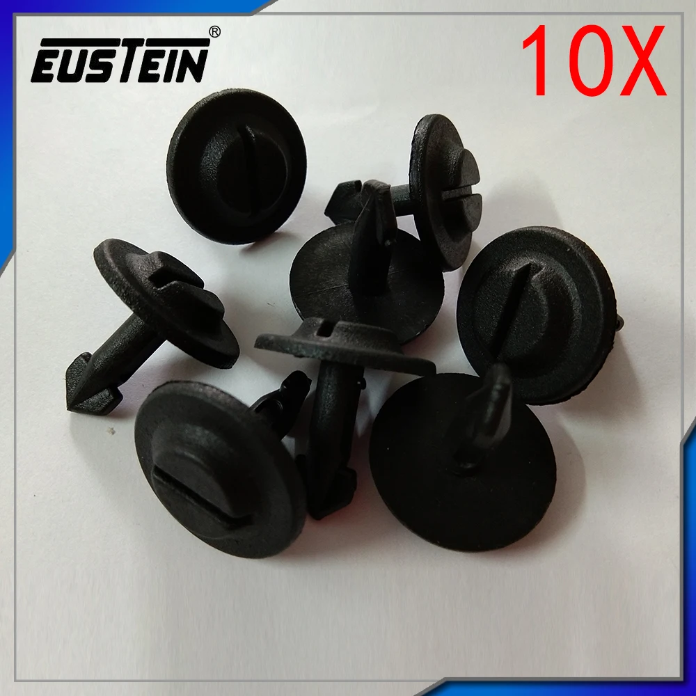 10PCS Plastic Car Rivets Fastener Fender Bumper Push Screw Pin Clip For Audi C6 A6 LB5 C5 A6 LA4 D397 D398 